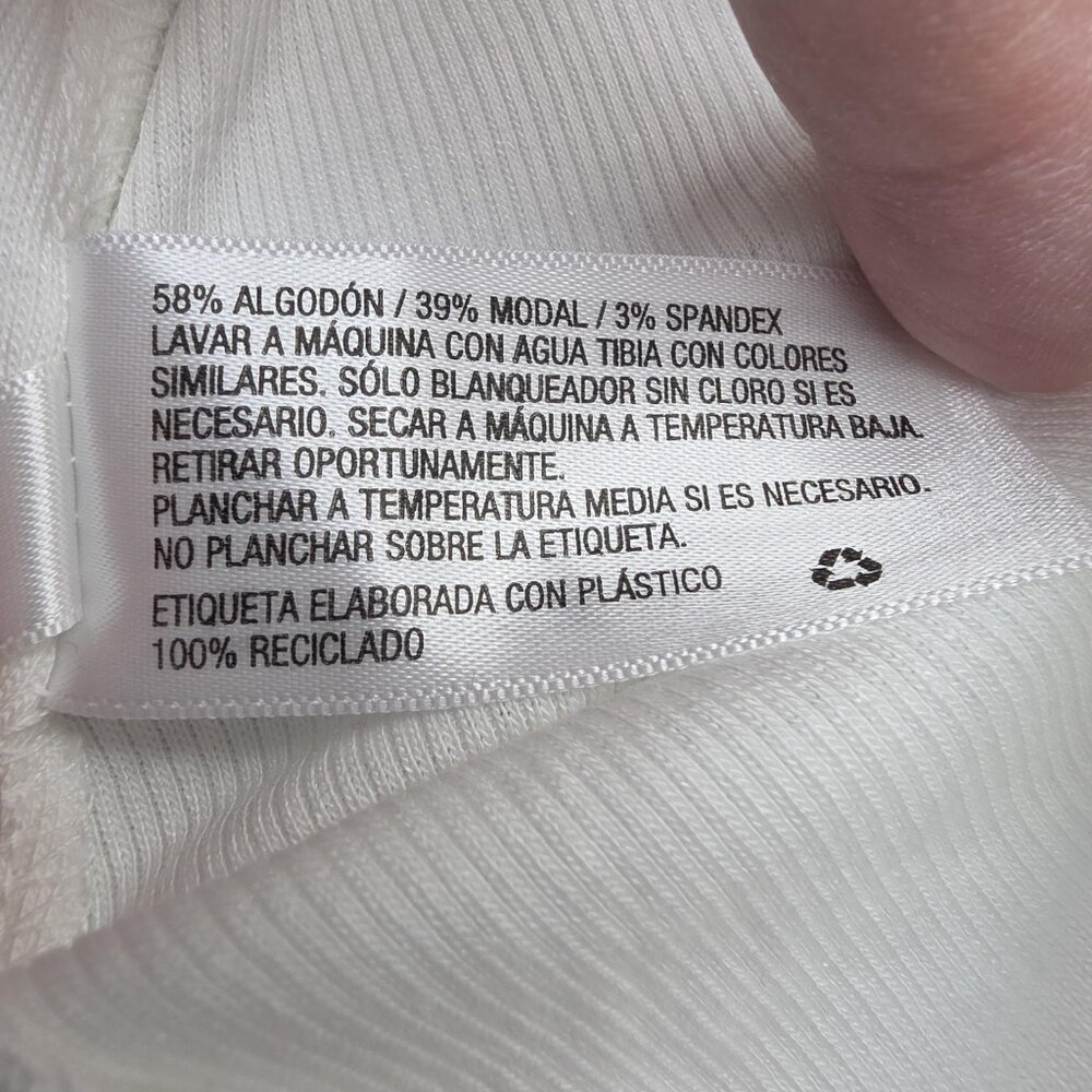 A New Day Shirt Womens 3X White Long Sleeve V-Neck Soft Stretch Plus Top Modal - Picture 9 of 12
